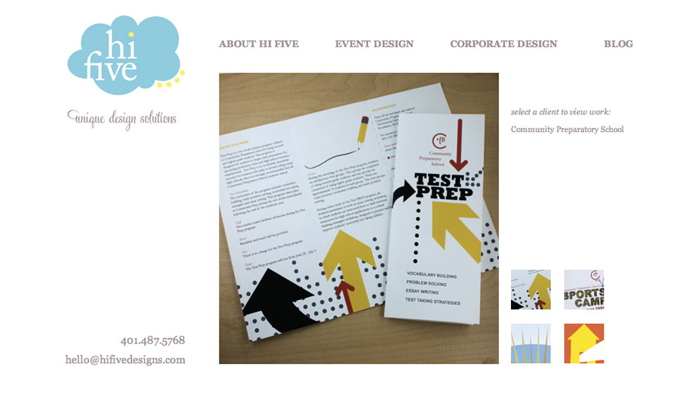 hifivedesigns.com Web Development by Scott Pullano - Screen 2 of 3